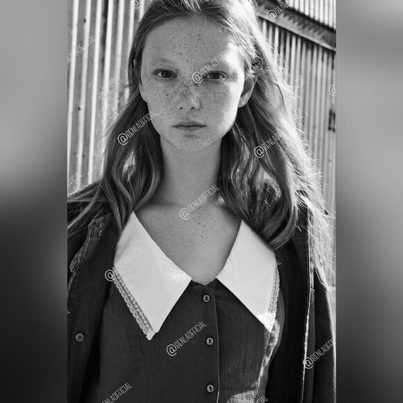 NWT ZARA Benla SHORT DRESS WITHβBIB COLLAR - Picture 3 of 16